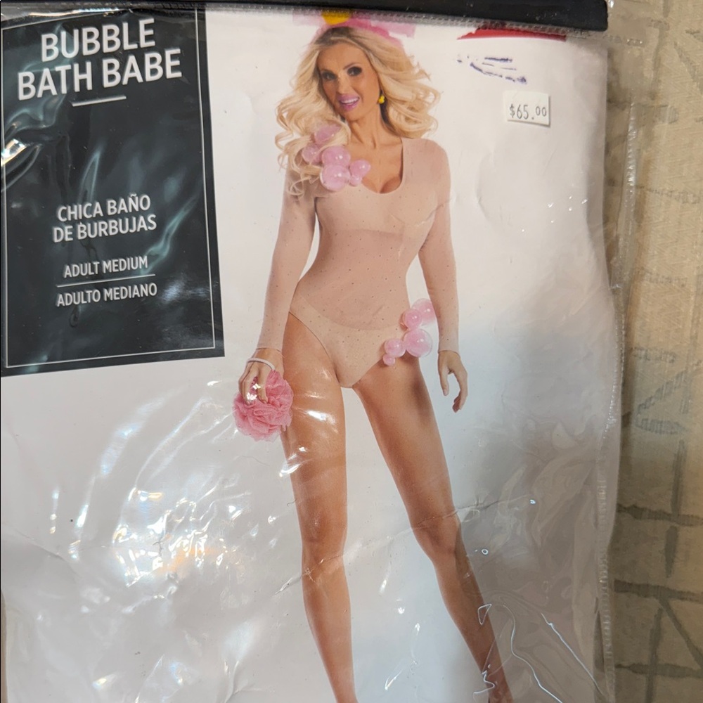 Roma Bubble Bath Babe Costume - Pink